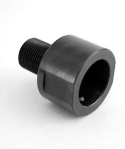 Plain Barrel Threaded Barrel Adapter 3/4" barrel to 5/8-24 Thread - Black